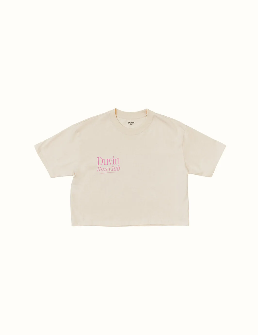 Run Club Crop Tee - Antique sold by Duvin Design product image thumbnail 2