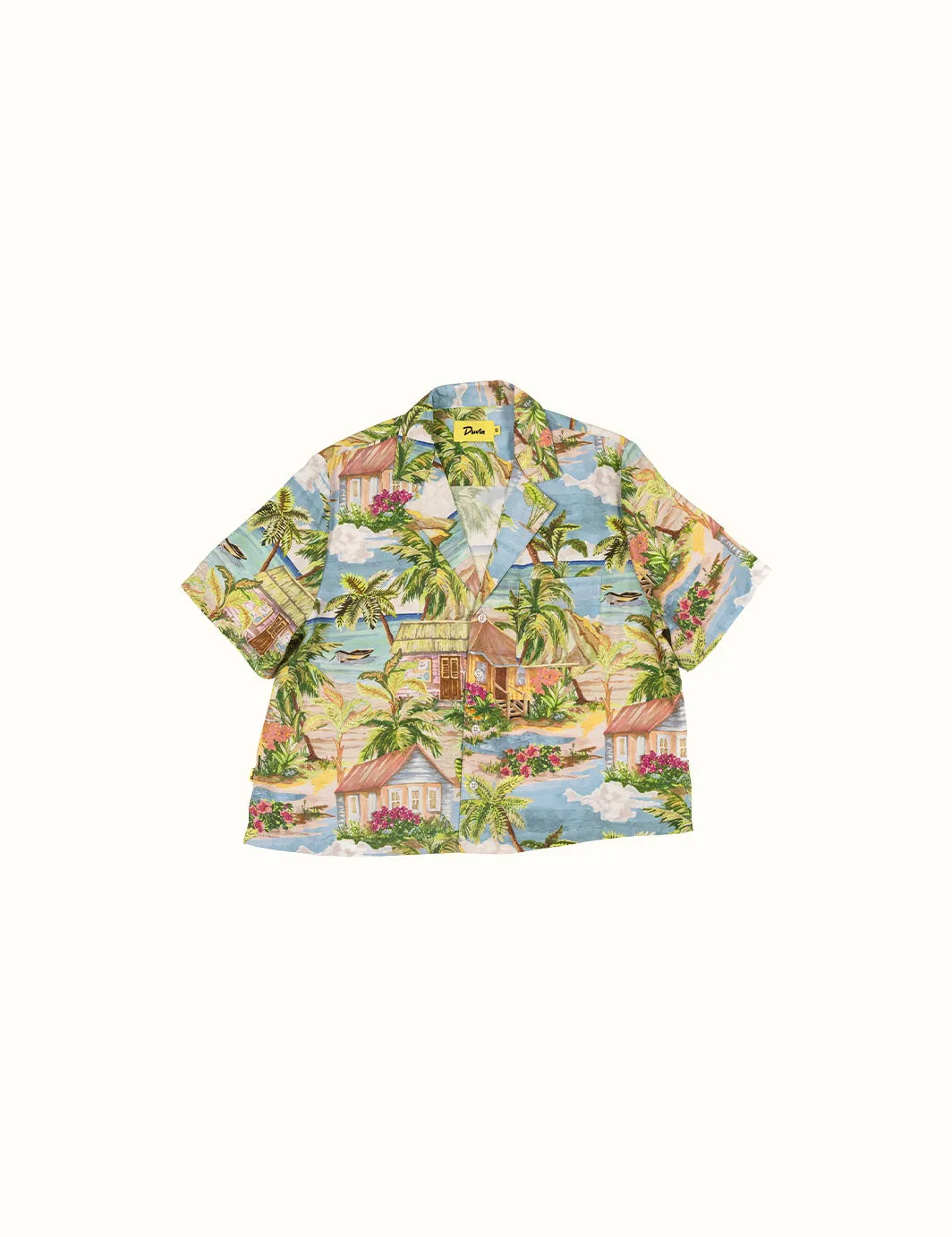 Vacation Daze Crop Buttonup sold by Duvin Design