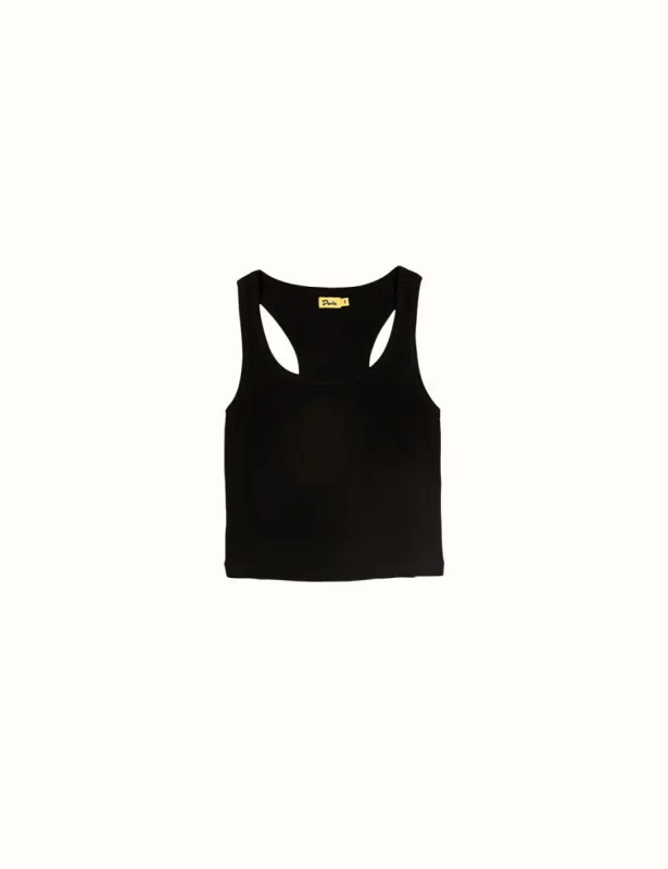 Basic Ribbed Tank - Black (SU 24) sold by Duvin Design