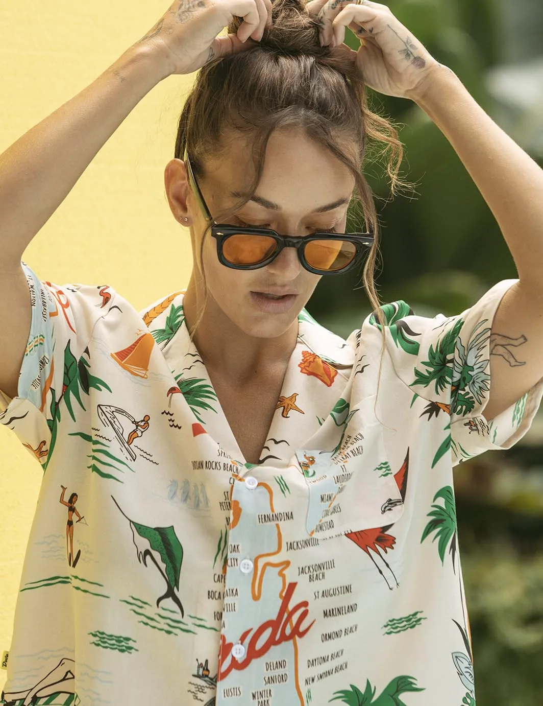 Florida Crop Buttonup sold by Duvin Design product image thumbnail 4