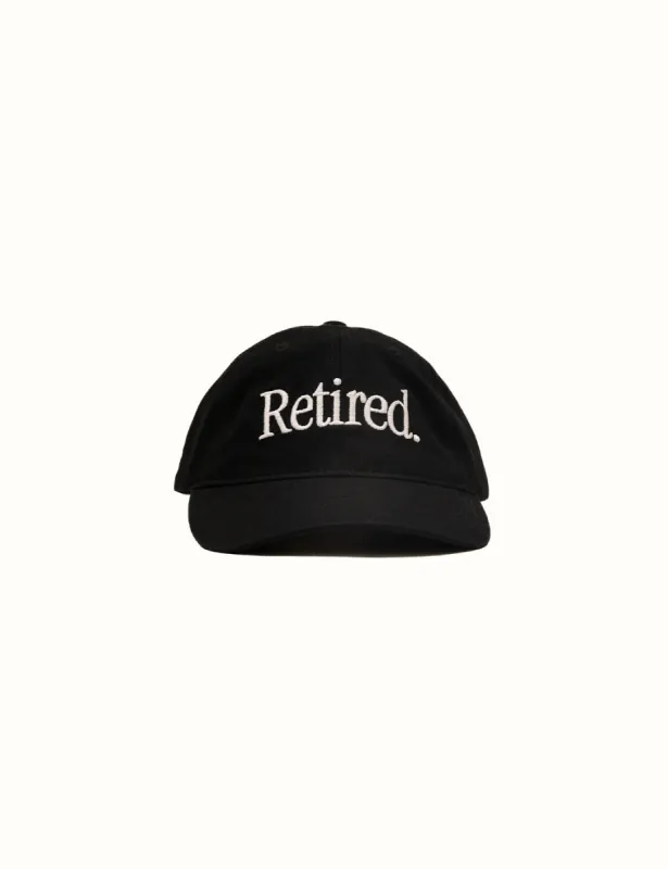 Retired Hat Black sold by Duvin Design