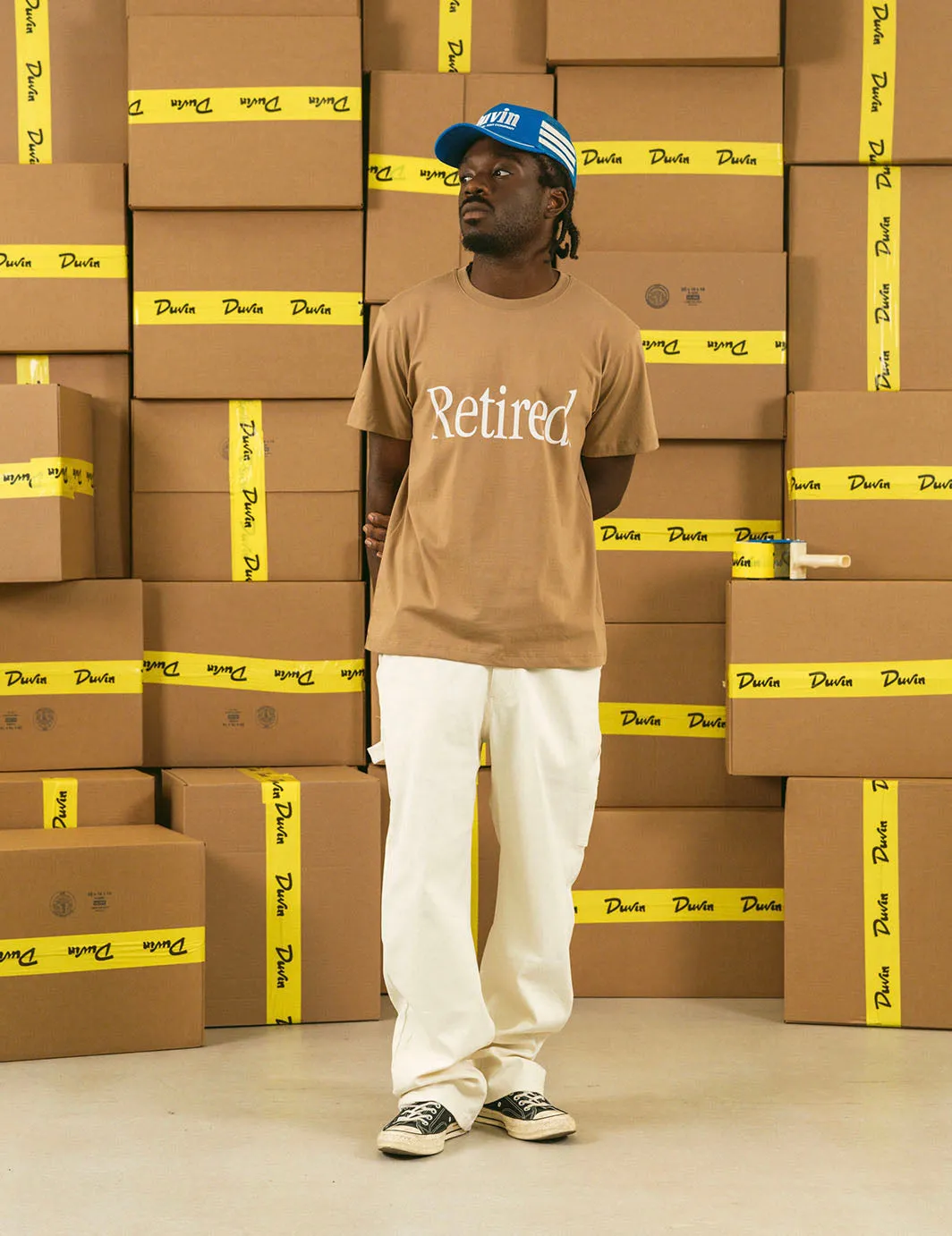 Permanent Vacation Tee Brown sold by Duvin Design product image thumbnail 2