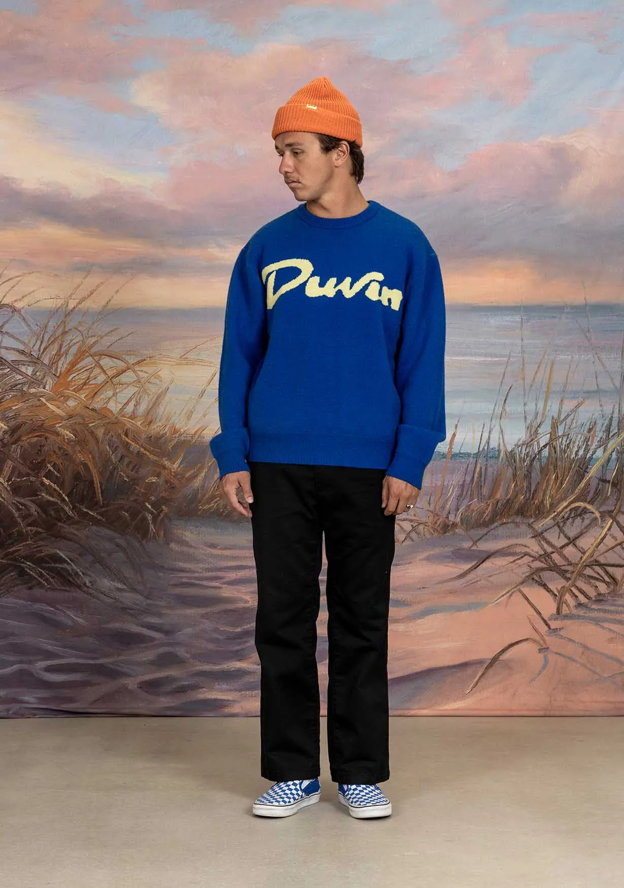 Shark Bite Crew Knit Sweater sold by Duvin Design product image thumbnail 4