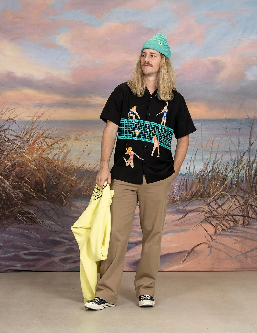 Volley Buttonup - Black sold by Duvin Design product image thumbnail 2