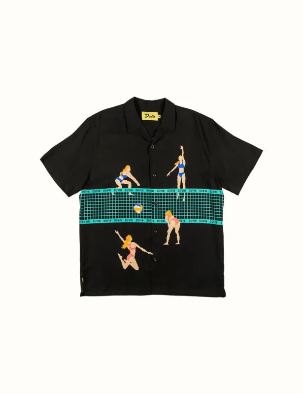 Volley Buttonup - Black sold by Duvin Design