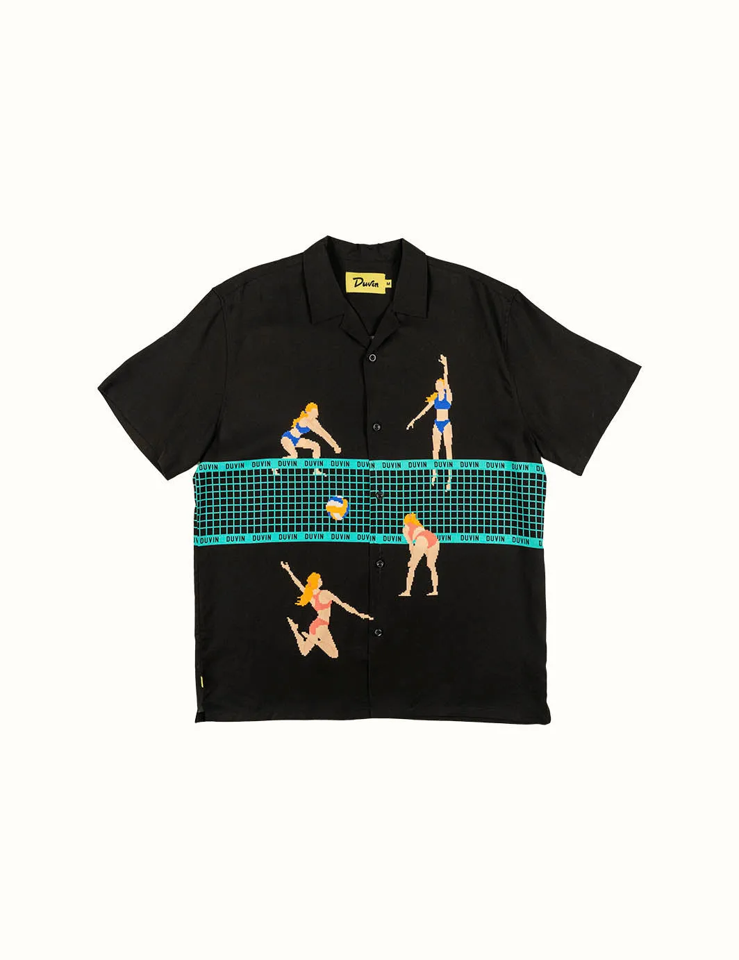 Volley Buttonup - Black sold by Duvin Design