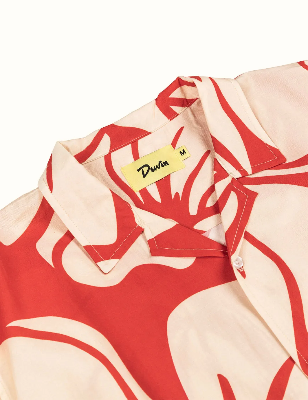 Trouble In Paradise Buttonup Red sold by Duvin Design product image thumbnail 5