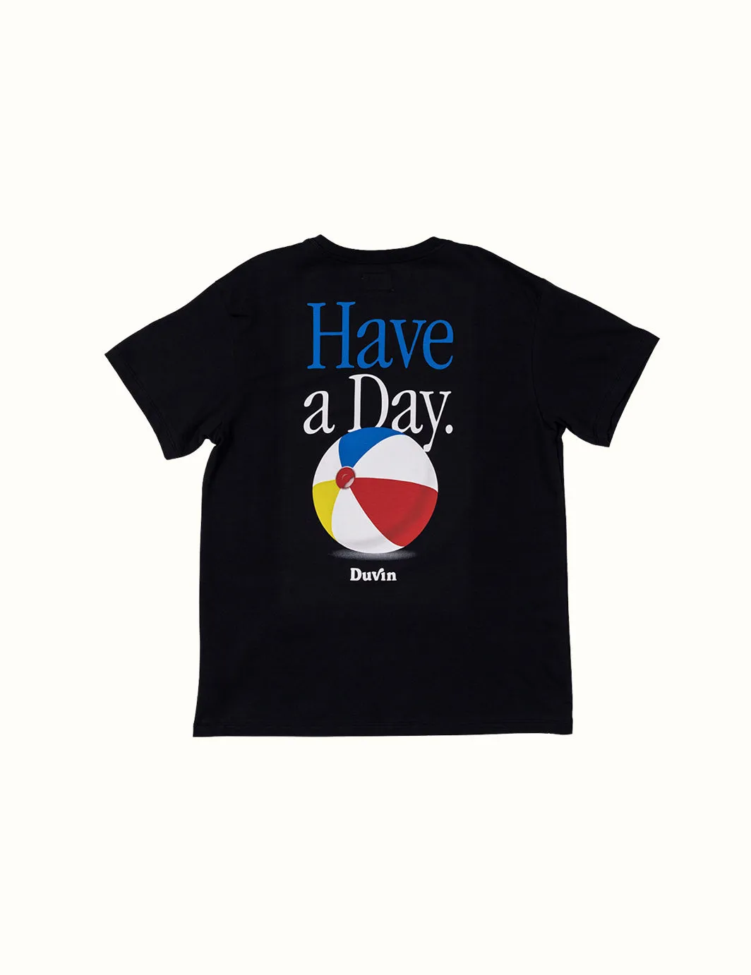 Beach Ball Tee - Black sold by Duvin Design