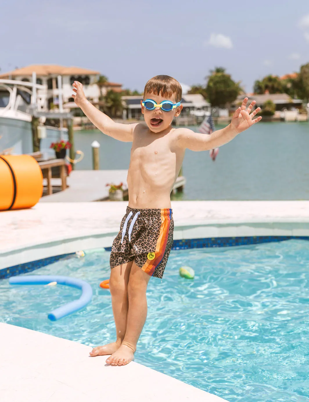 Desert Leopard Swim Short - Boys sold by Duvin Design product image thumbnail 3