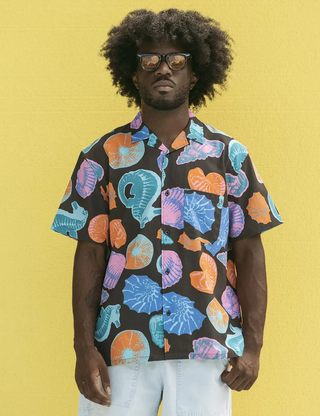 Seahorse Leisure Stretch Buttonup sold by Duvin Design product image thumbnail 4