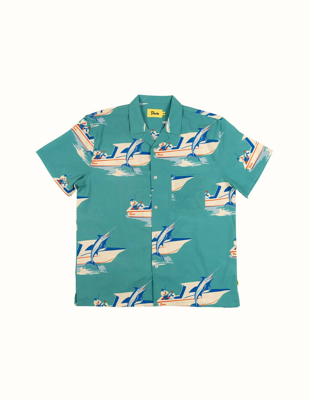 Big Catch Leisure Stretch Buttonup sold by Duvin Design