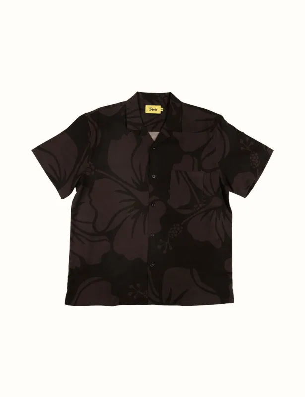 Trouble In Paradise Buttonup - Midnight Black sold by Duvin Design