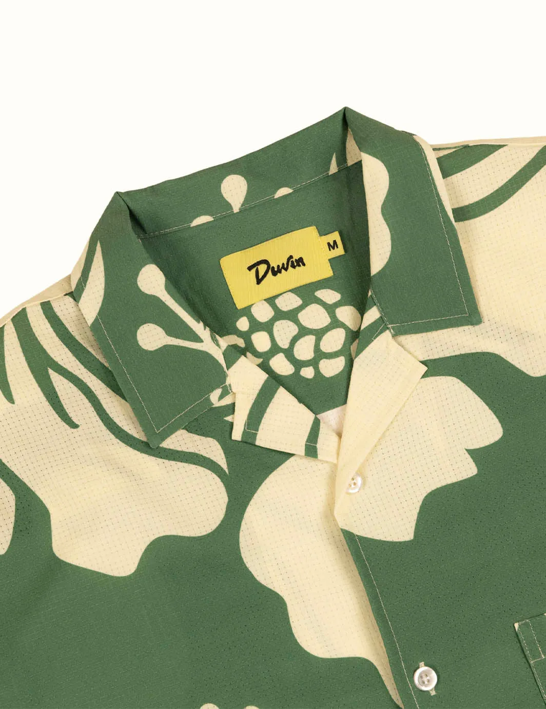Trouble In Paradise Leisure Stretch Buttonup - Green sold by Duvin Design product image thumbnail 4