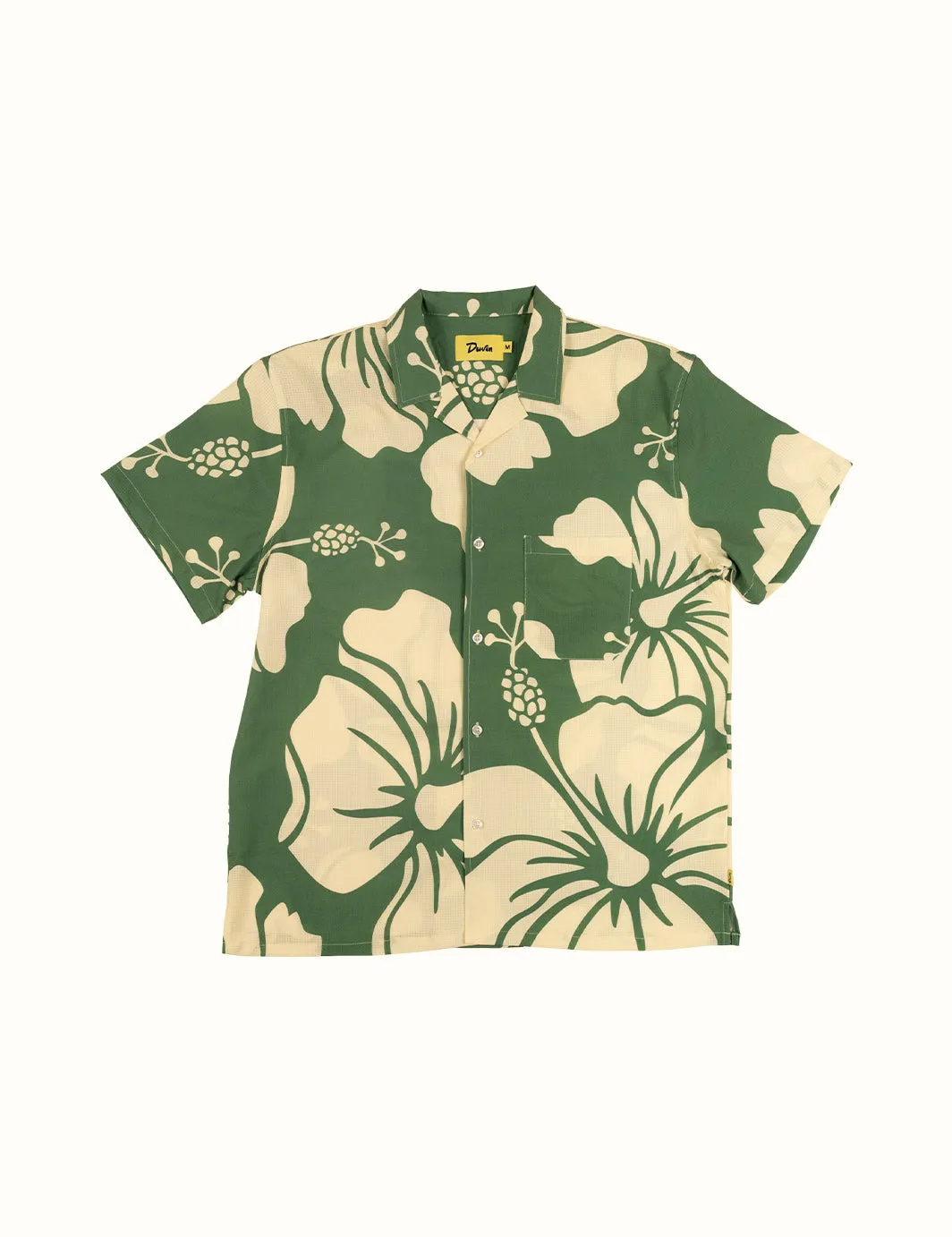 Trouble In Paradise Leisure Stretch Buttonup - Green sold by Duvin Design product image thumbnail 3