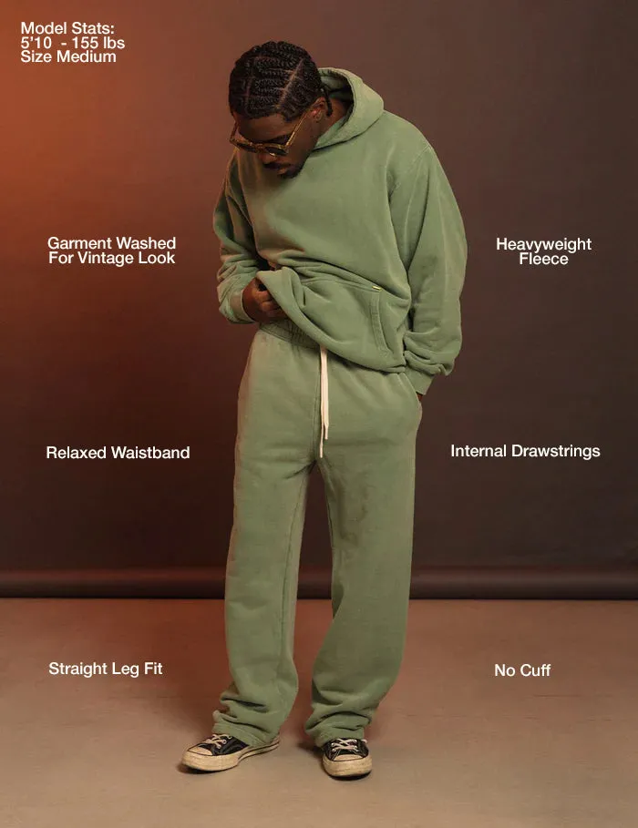 Wide Leg Sweatpant - Green sold by Duvin Design product image thumbnail 3