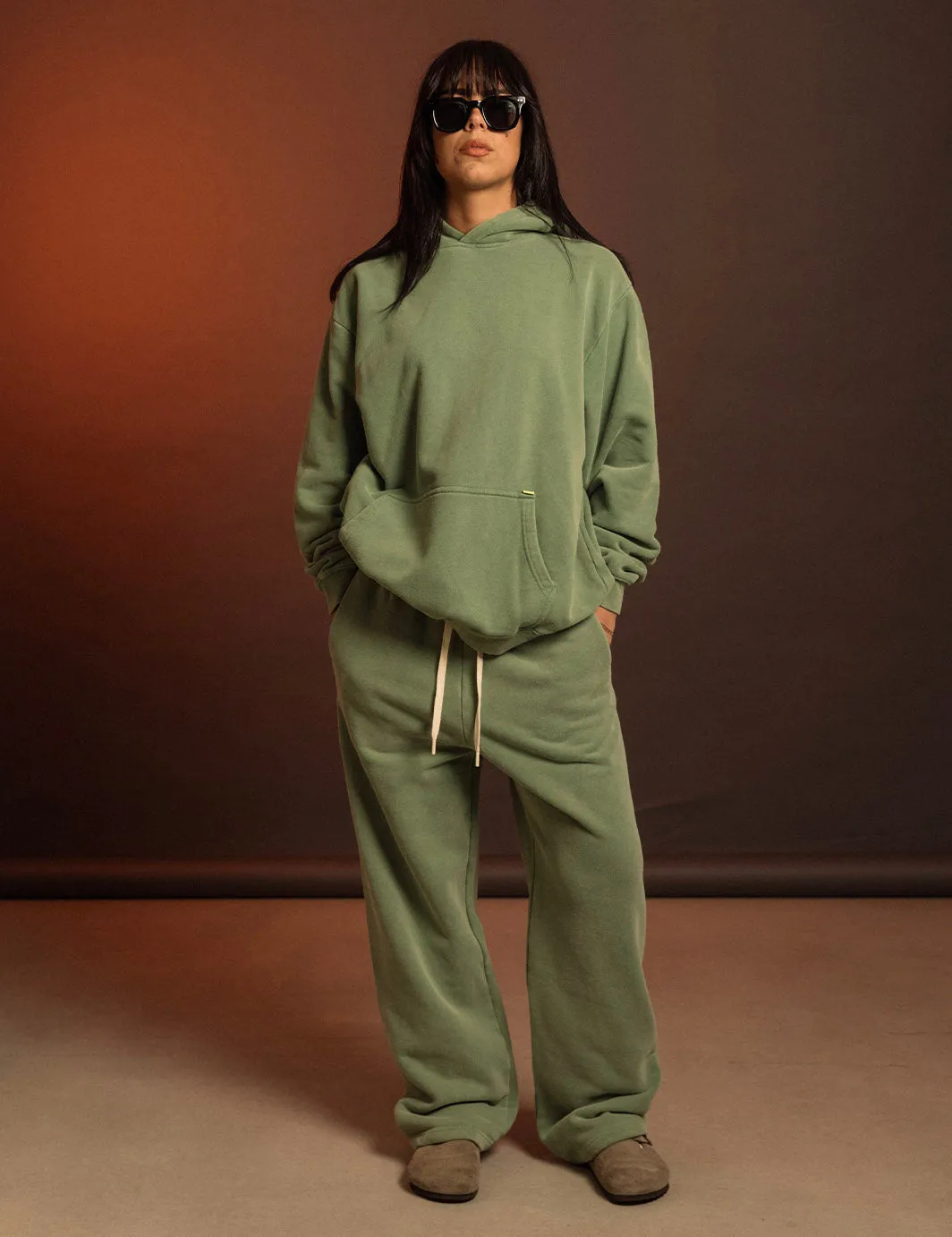 Wide Leg Sweatpant - Green sold by Duvin Design product image thumbnail 2