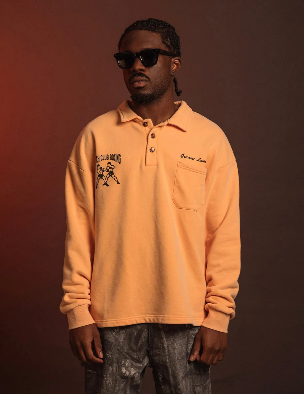 Knuckle Sandwich Polo Fleece sold by Duvin Design product image thumbnail 2