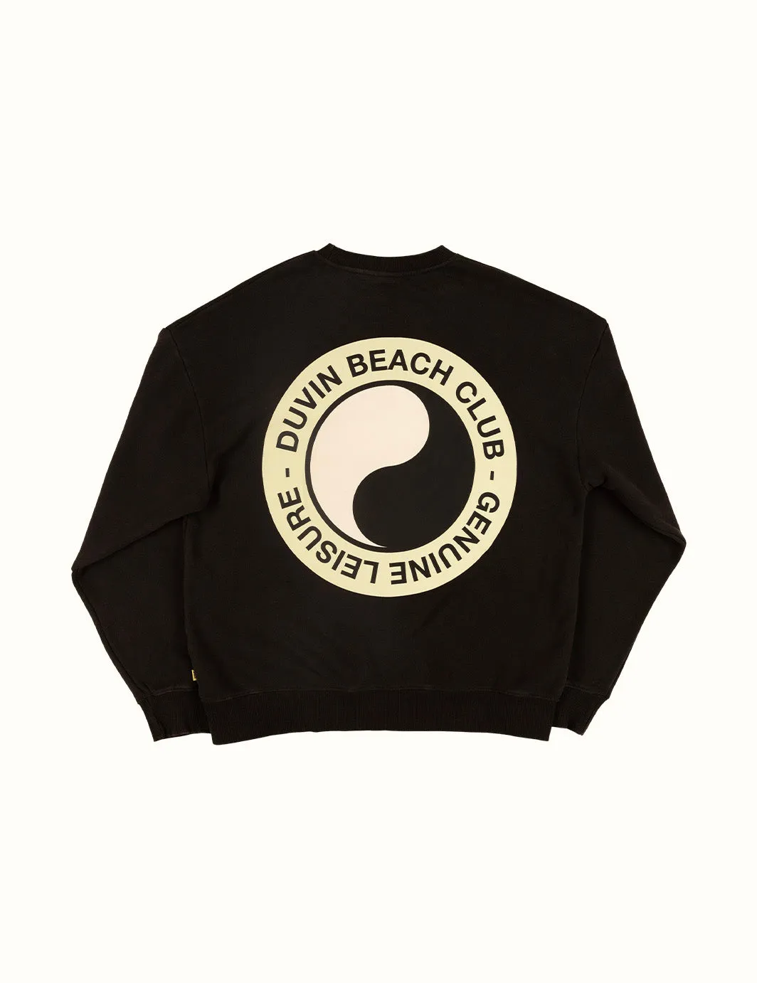 Balance Crew Fleece - Black sold by Duvin Design product image thumbnail 3