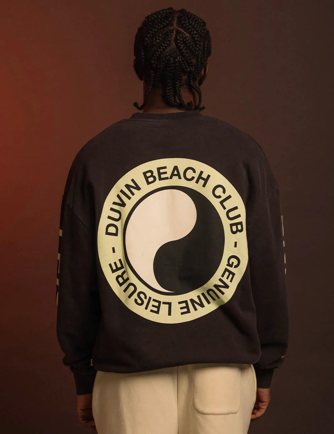 Balance Crew Fleece - Black sold by Duvin Design product image thumbnail 4