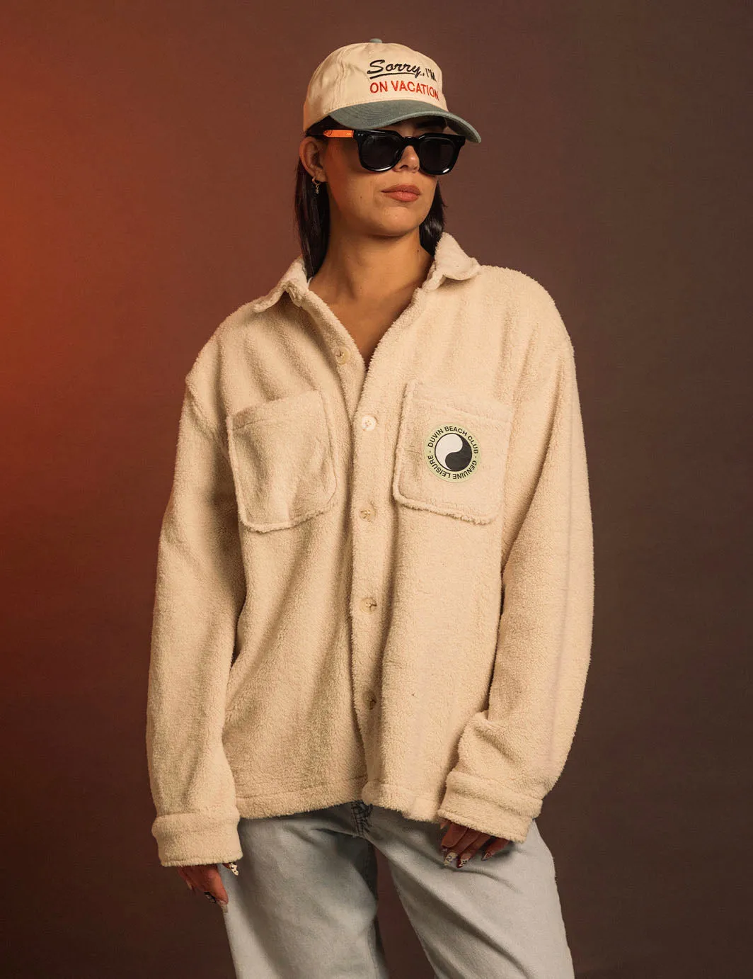 Balance Sherpa Overshirt - Antique sold by Duvin Design product image thumbnail 4