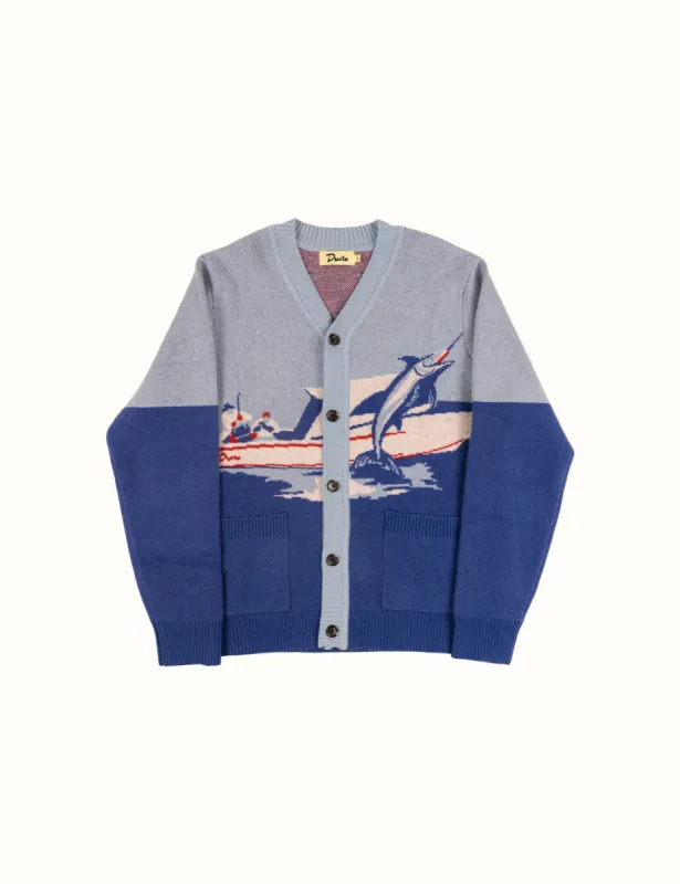 Deep Sea Marlin Cardigan sold by Duvin Design
