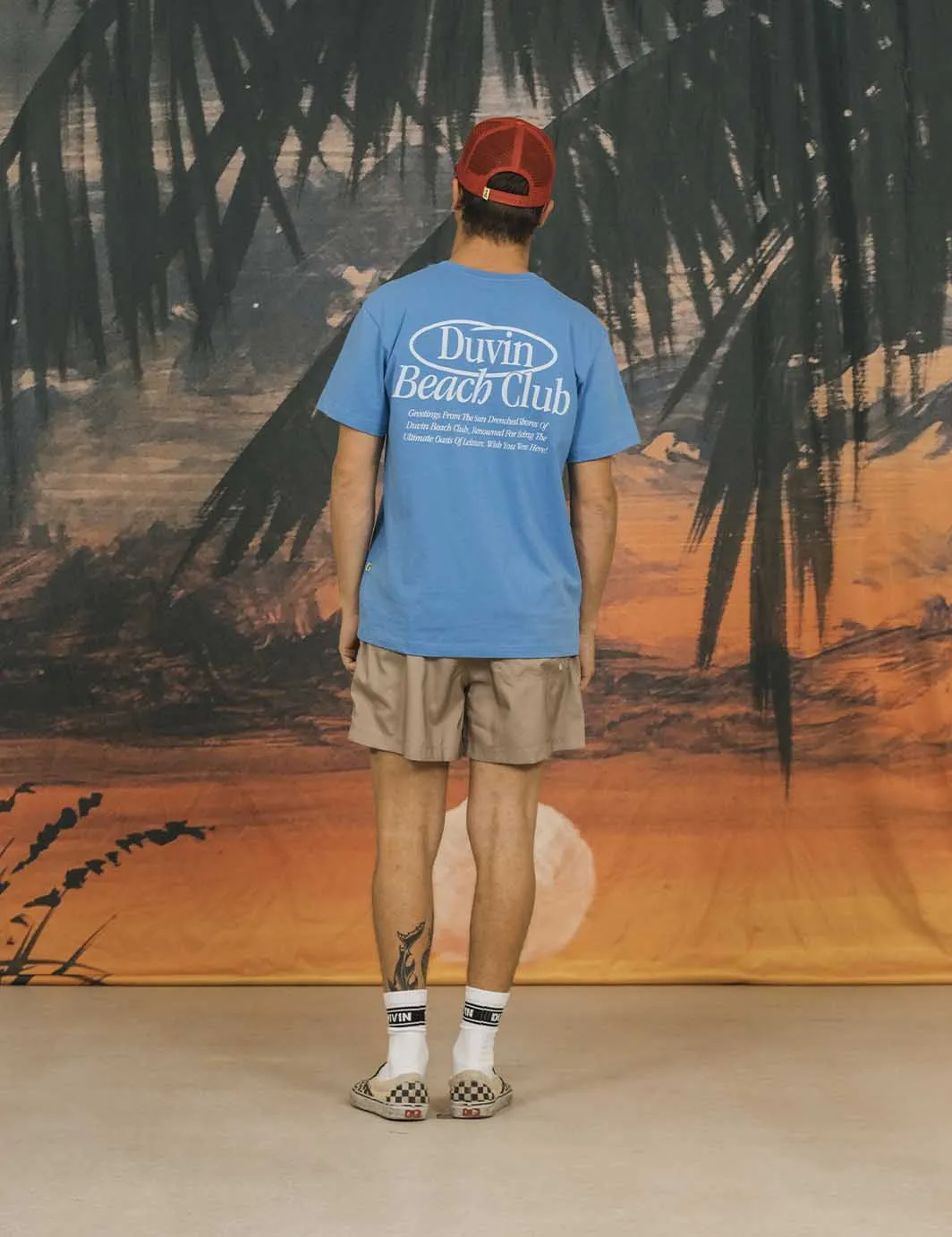 Beach Club Tee Blue - (SP 24) sold by Duvin Design product image thumbnail 3