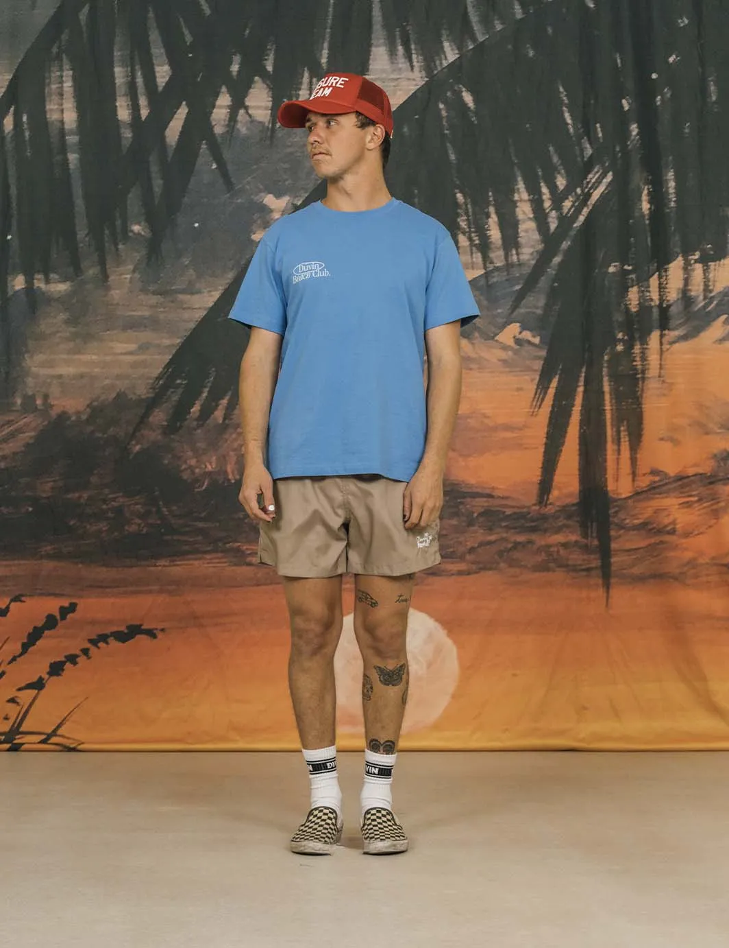 Beach Club Tee Blue - (SP 24) sold by Duvin Design product image thumbnail 4