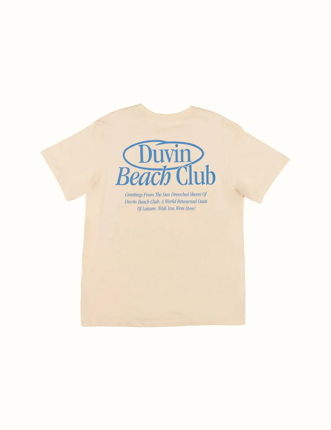 Beach Club Tee - Natural sold by Duvin Design