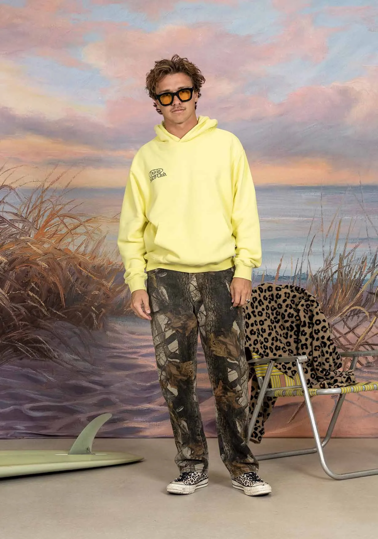 Beach Club Hoodie - Neon sold by Duvin Design product image thumbnail 3