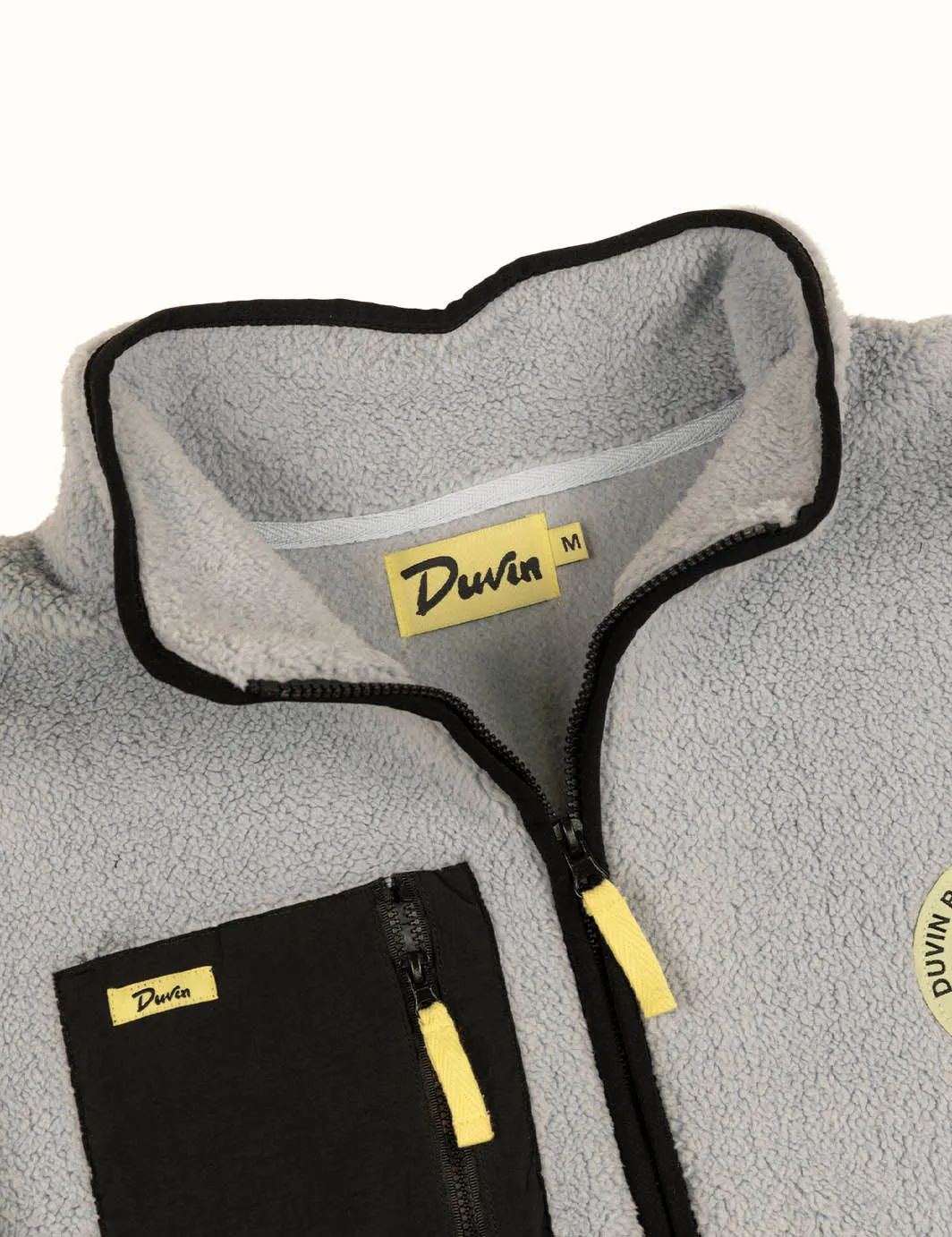 Color Block Zip Sherpa sold by Duvin Design product image thumbnail 5