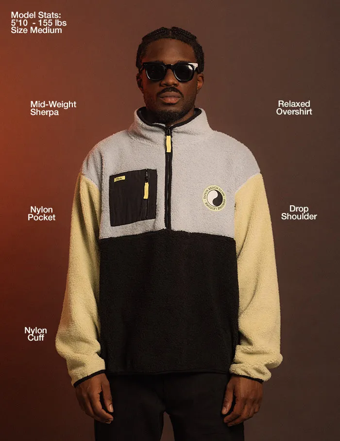 Color Block Zip Sherpa sold by Duvin Design product image thumbnail 3