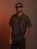 Paradise Buttonup - Midnight Black sold by Duvin Design