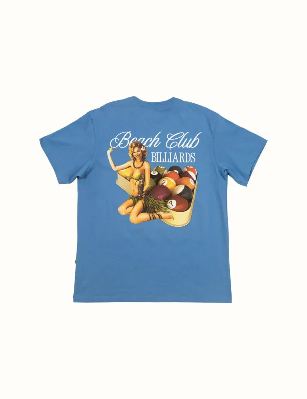 Billiards Tee - Blue sold by Duvin Design