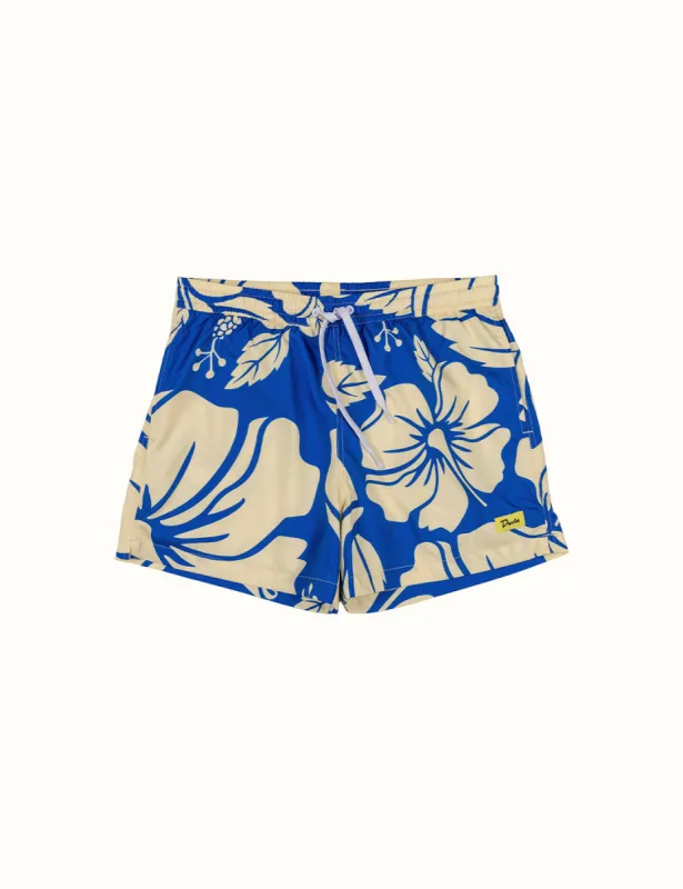 Paradise Swim Short Blue sold by Duvin Design