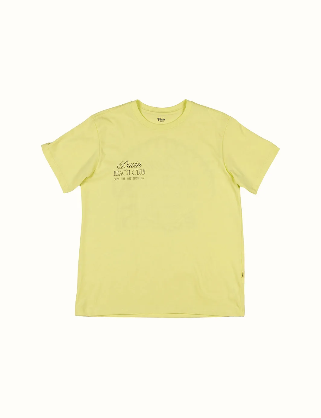 Relax Tee Yellow sold by Duvin Design product image thumbnail 5