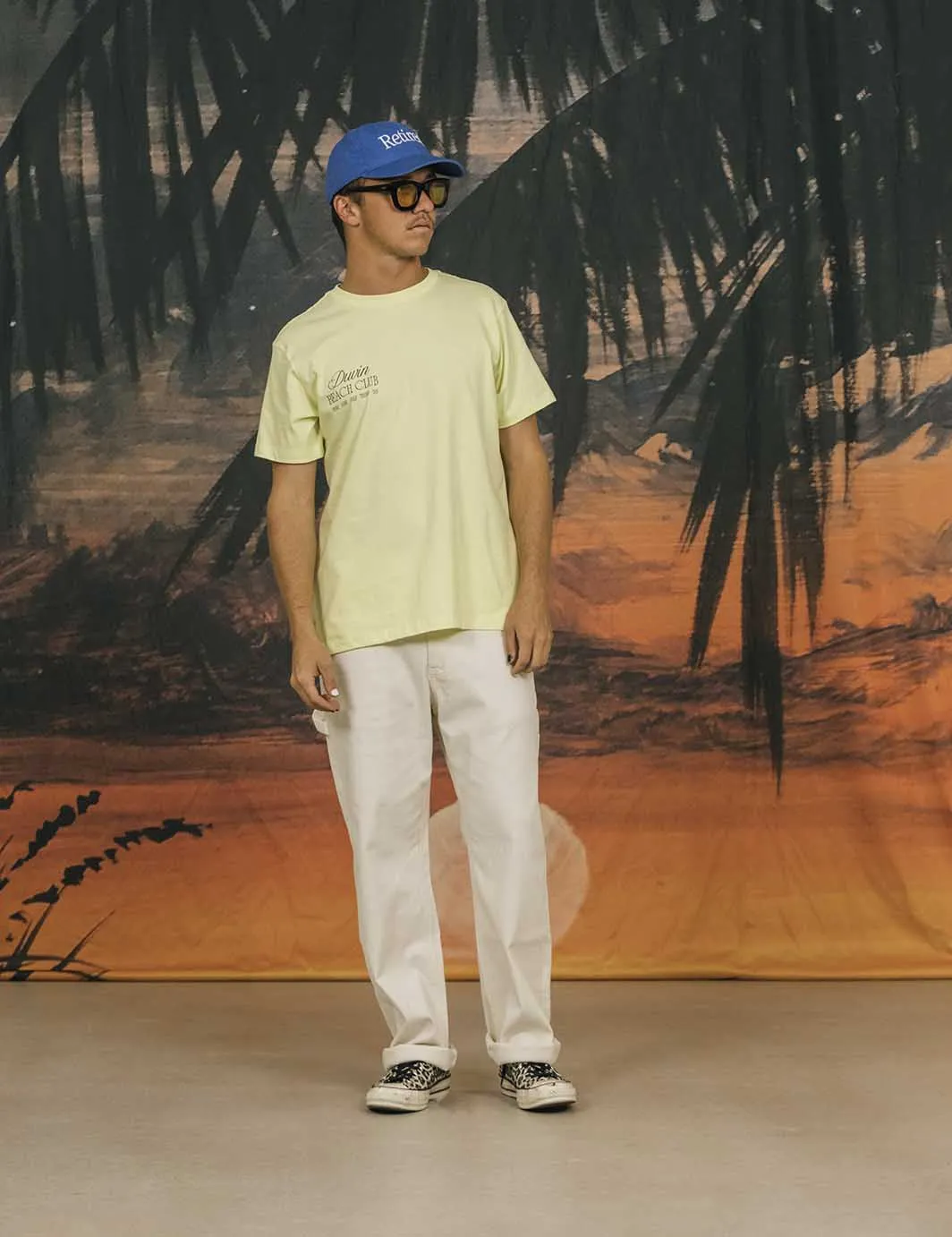 Relax Tee Yellow sold by Duvin Design product image thumbnail 2