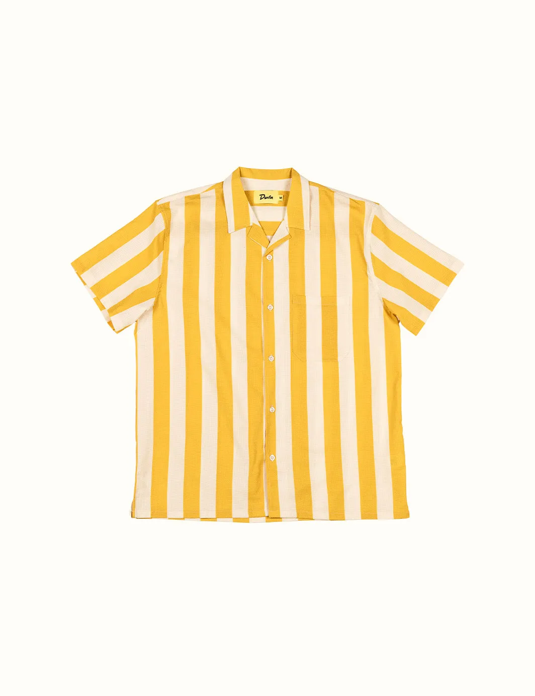 Travel Leisure Stretch Buttonup Yellow sold by Duvin Design