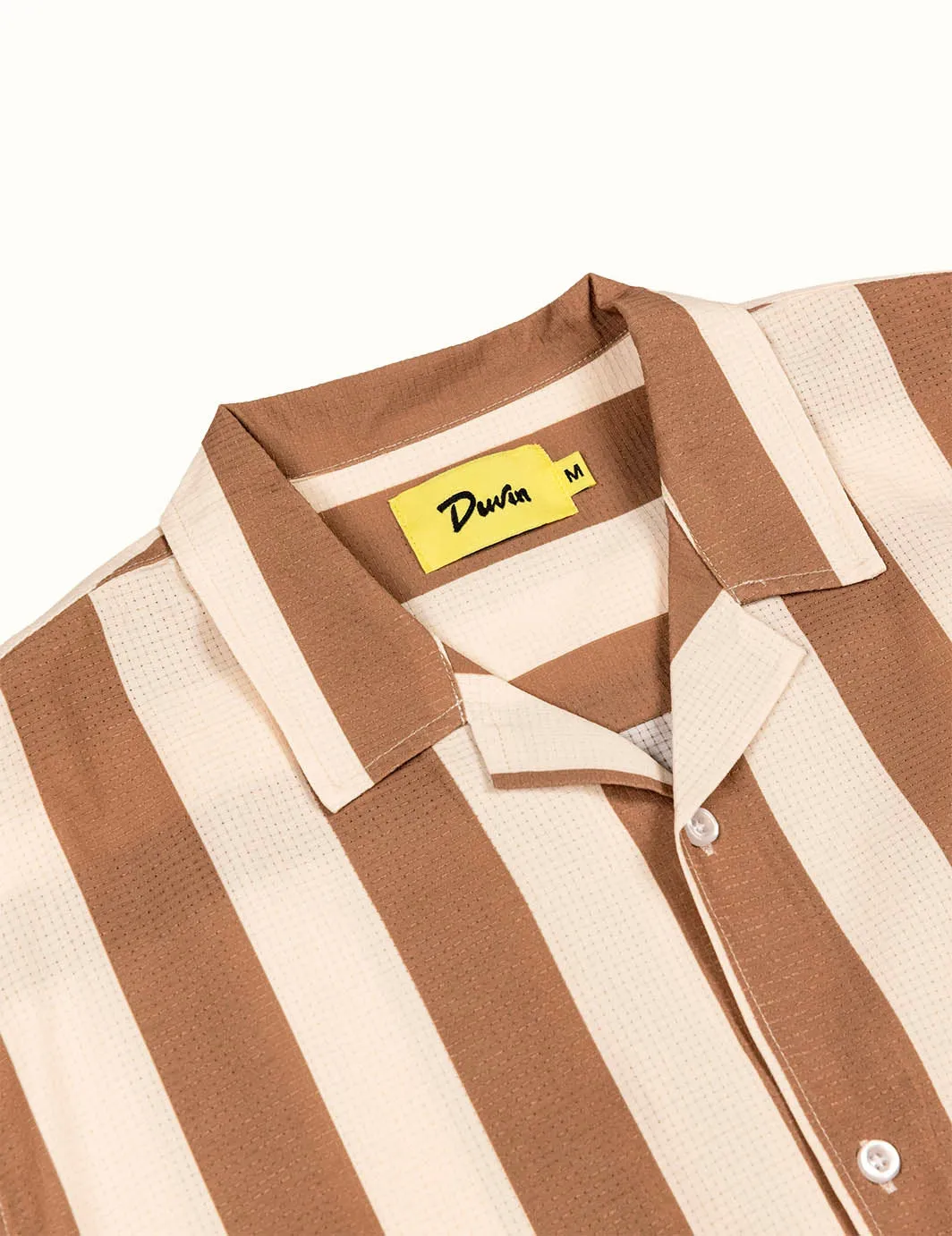 Travel Leisure Stretch Buttonup Brown sold by Duvin Design product image thumbnail 3