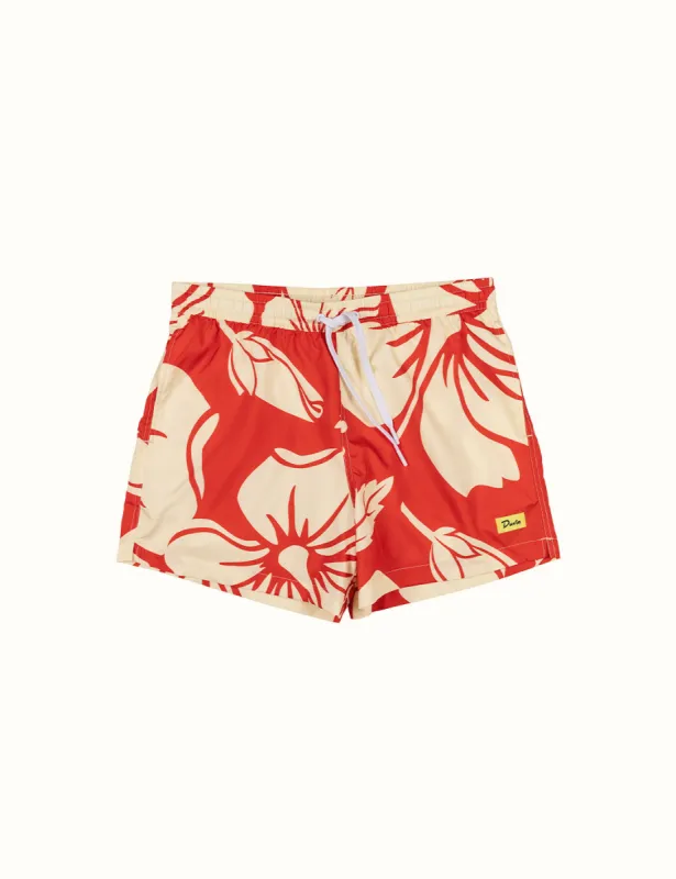Paradise Swim Short Red sold by Duvin Design