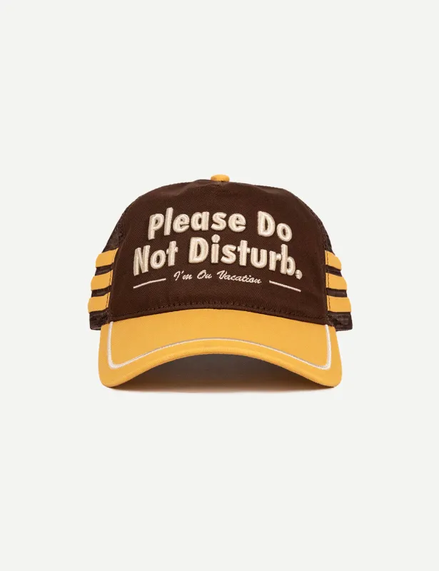 Do Not Disturb Trucker Hat - Brown sold by Duvin Design