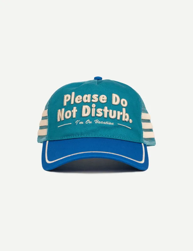 Do Not Disturb Trucker Hat - Marine sold by Duvin Design