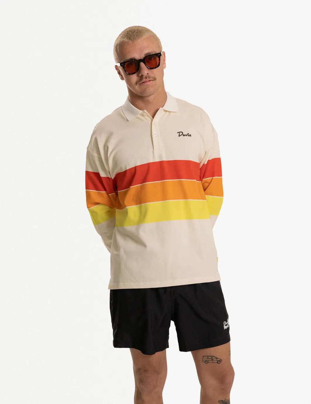 Horizon Rugby Polo - Antique sold by Duvin Design product image thumbnail 3