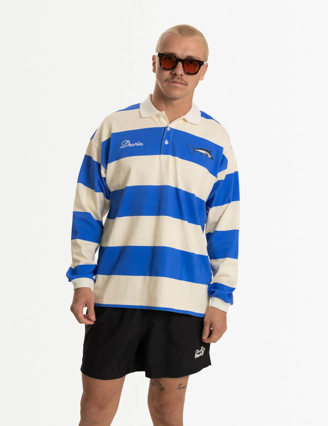 Club Rugby Polo - Blue sold by Duvin Design product image thumbnail 3