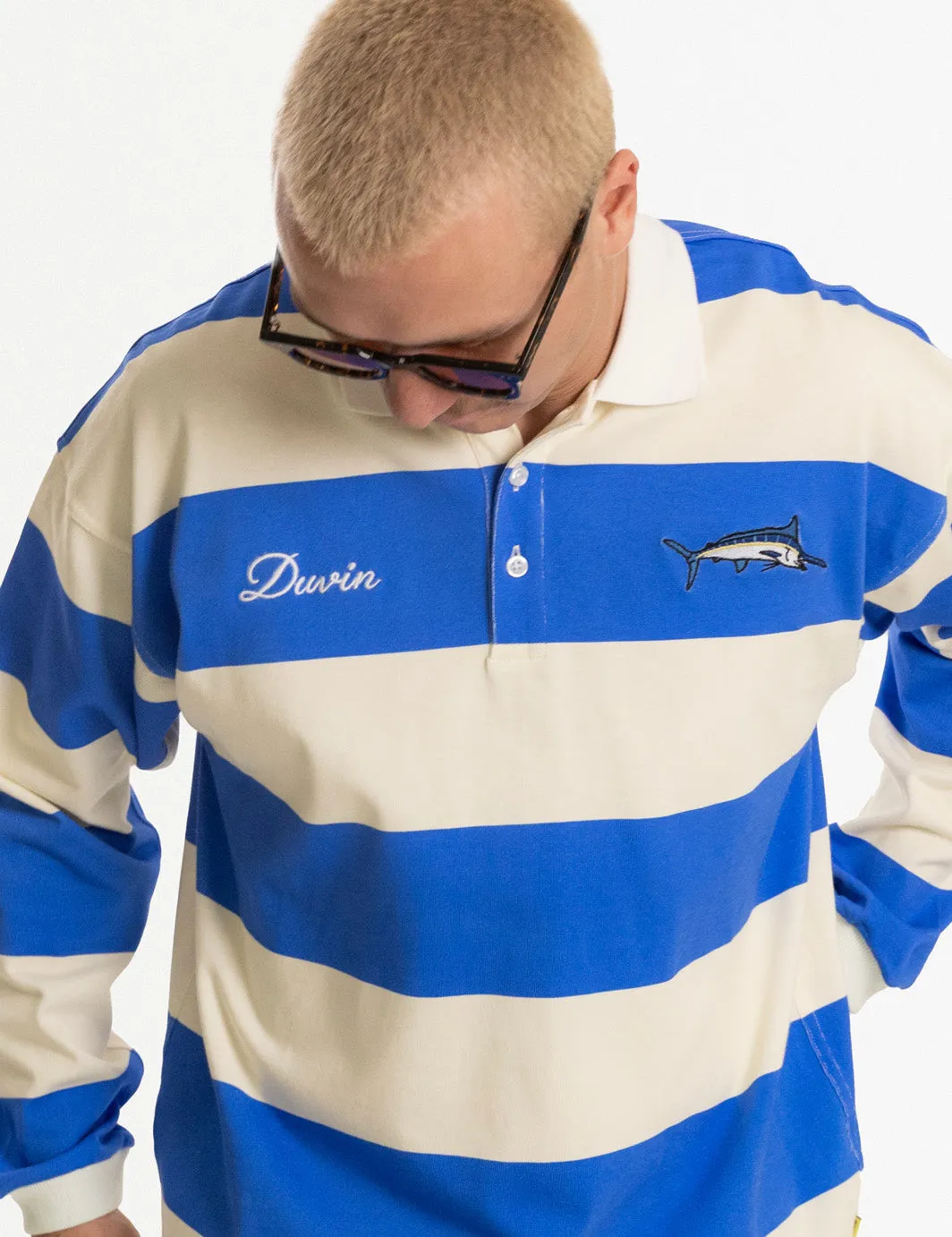 Club Rugby Polo - Blue sold by Duvin Design product image thumbnail 2