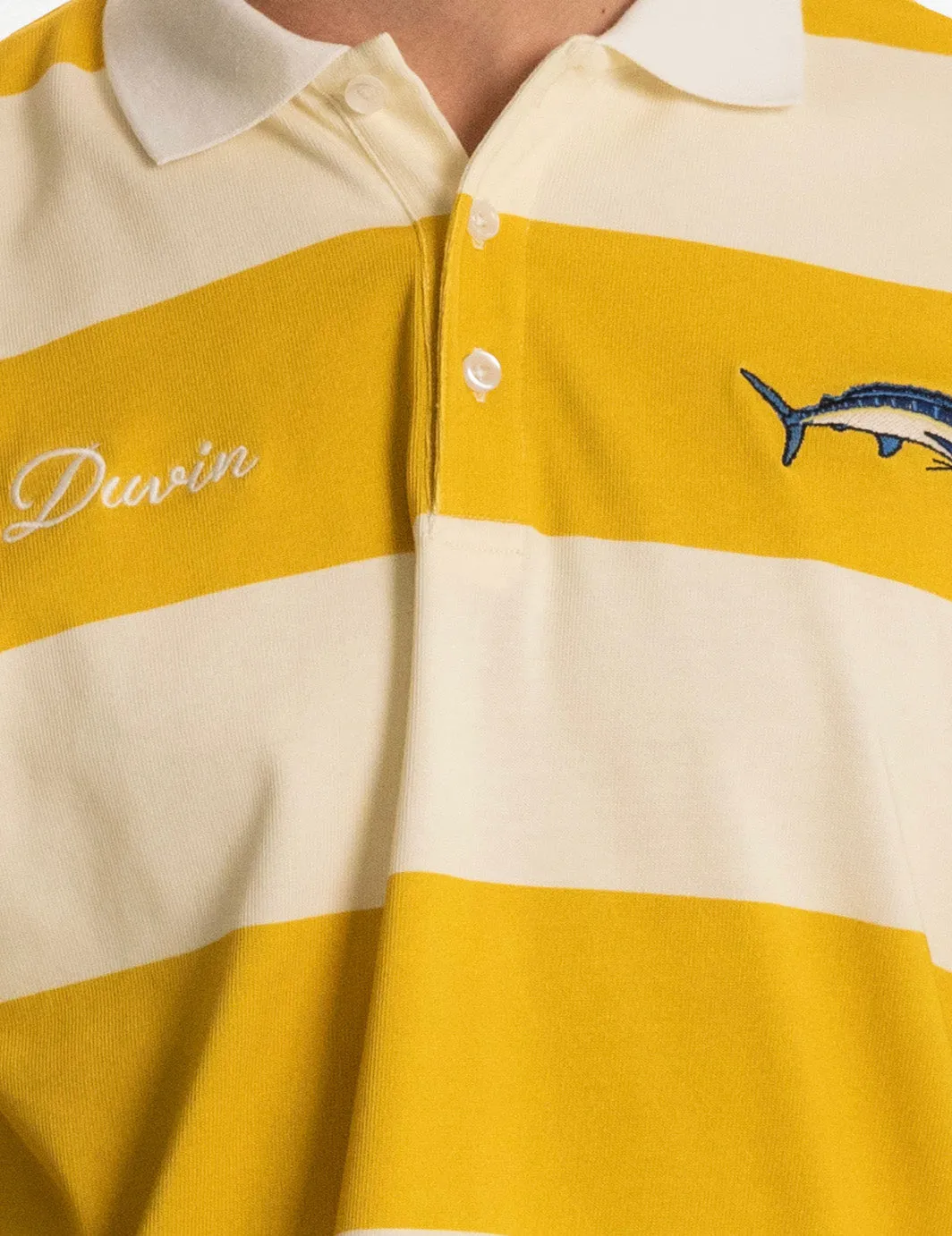Club Rugby Polo - Yellow sold by Duvin Design product image thumbnail 3