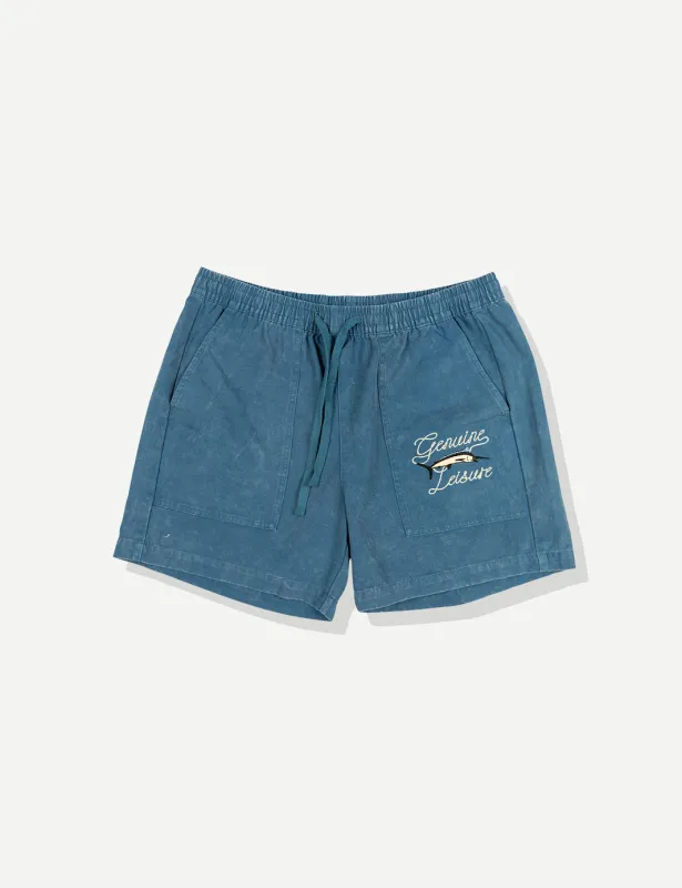Catch Of The Day Walk Short - Blue sold by Duvin Design
