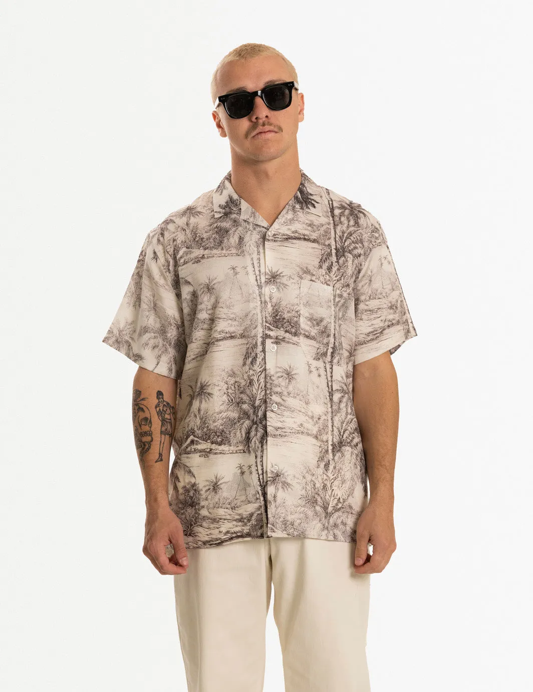 Tropical Camo Buttonup sold by Duvin Design product image thumbnail 4