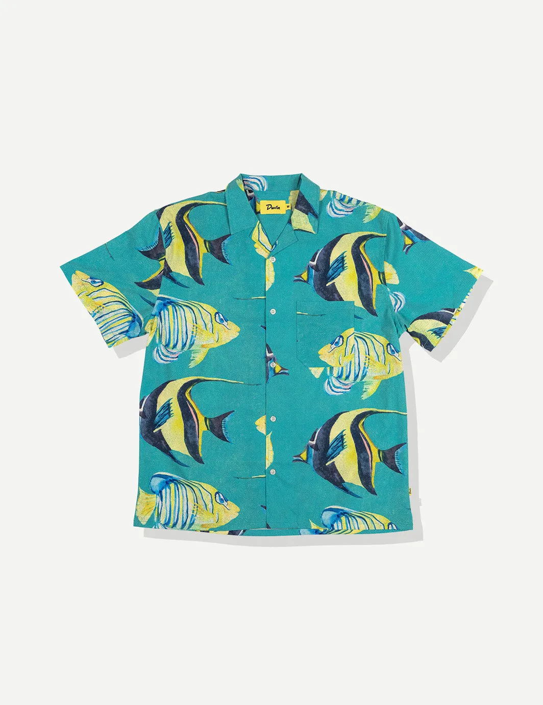 Aquarium Leisure Stretch Buttonup sold by Duvin Design