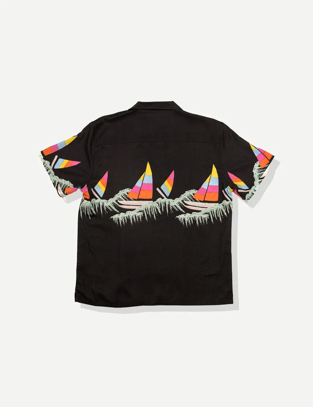 Sailing Buttonup - Black sold by Duvin Design product image thumbnail 2