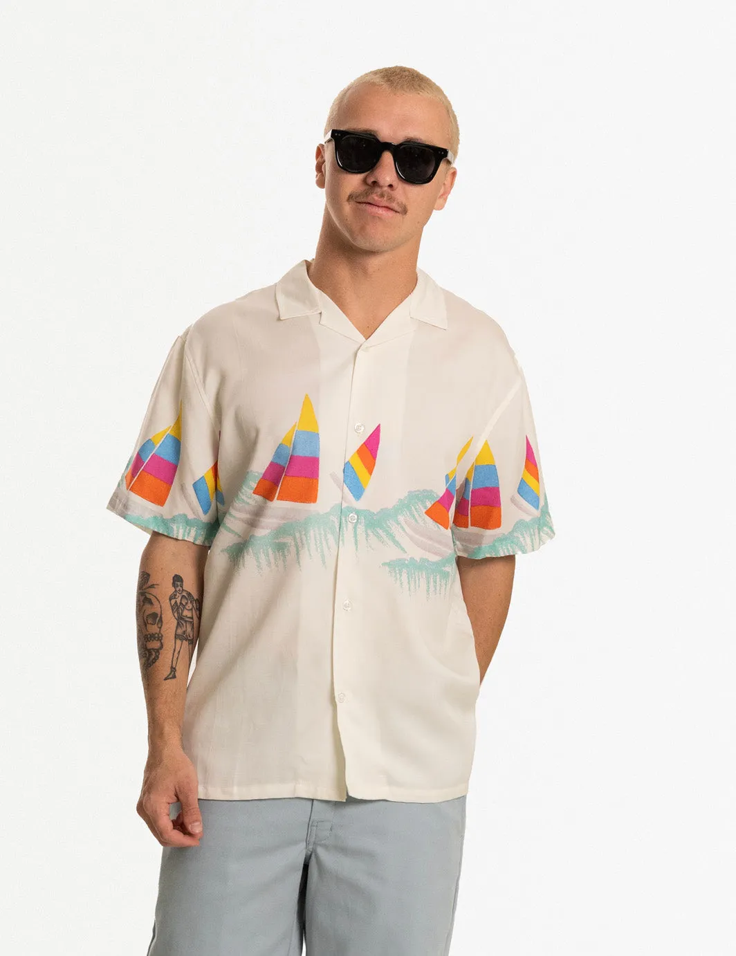 Sailing Buttonup - Antique sold by Duvin Design product image thumbnail 3